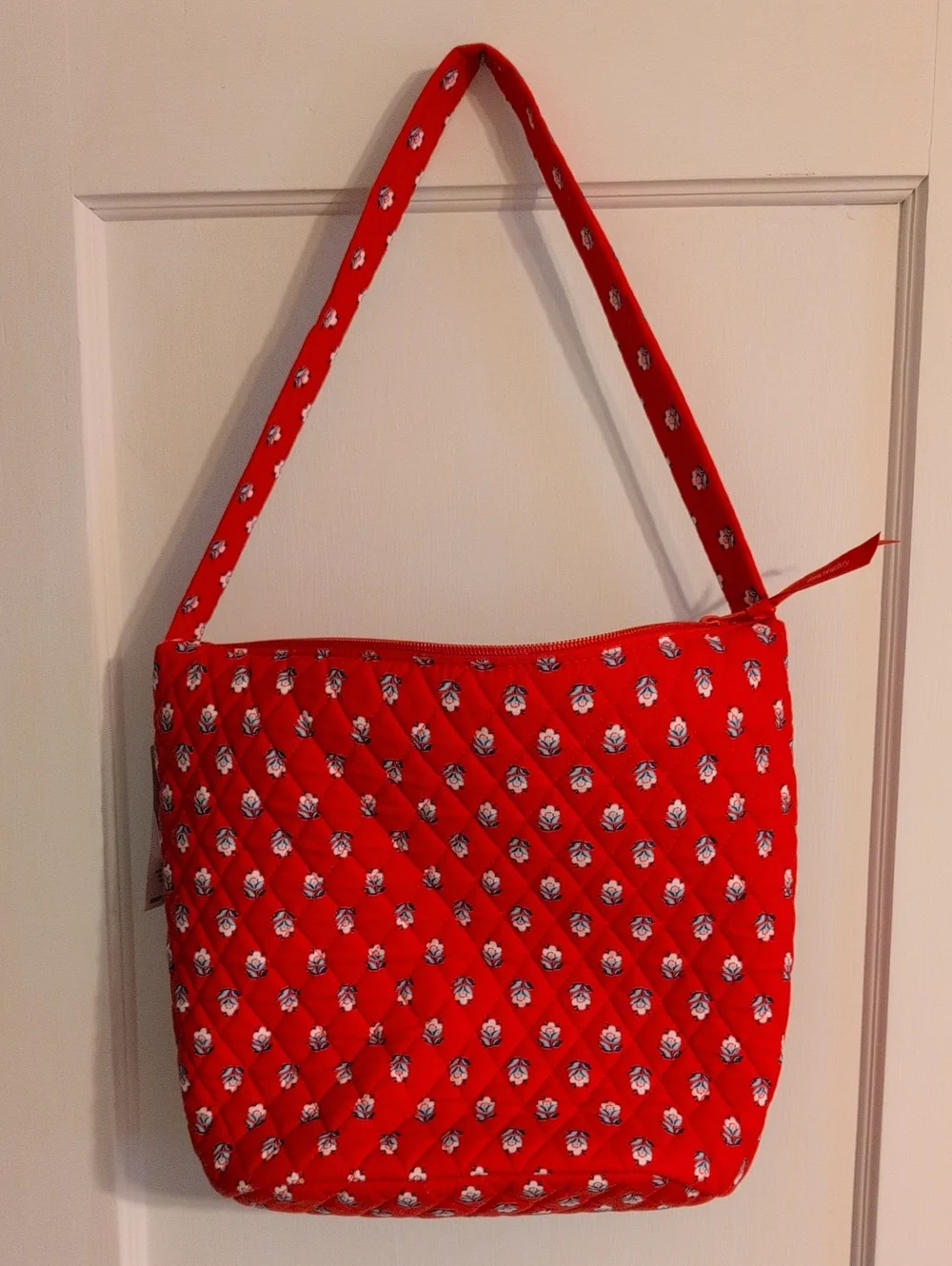 Vera Bradley x Target Bucket Shoulder Bag Hibiscus Bluebell Ditsy NWT
